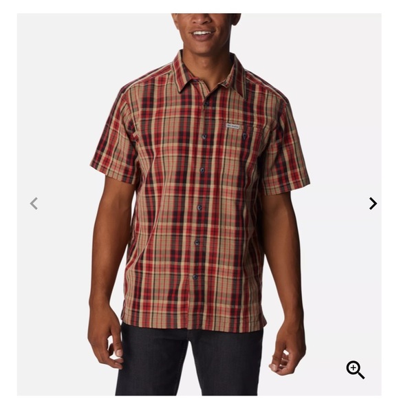 Columbia Lakeside Trail Button Down Short Sleeve Shirt size large - Picture 3 of 9
